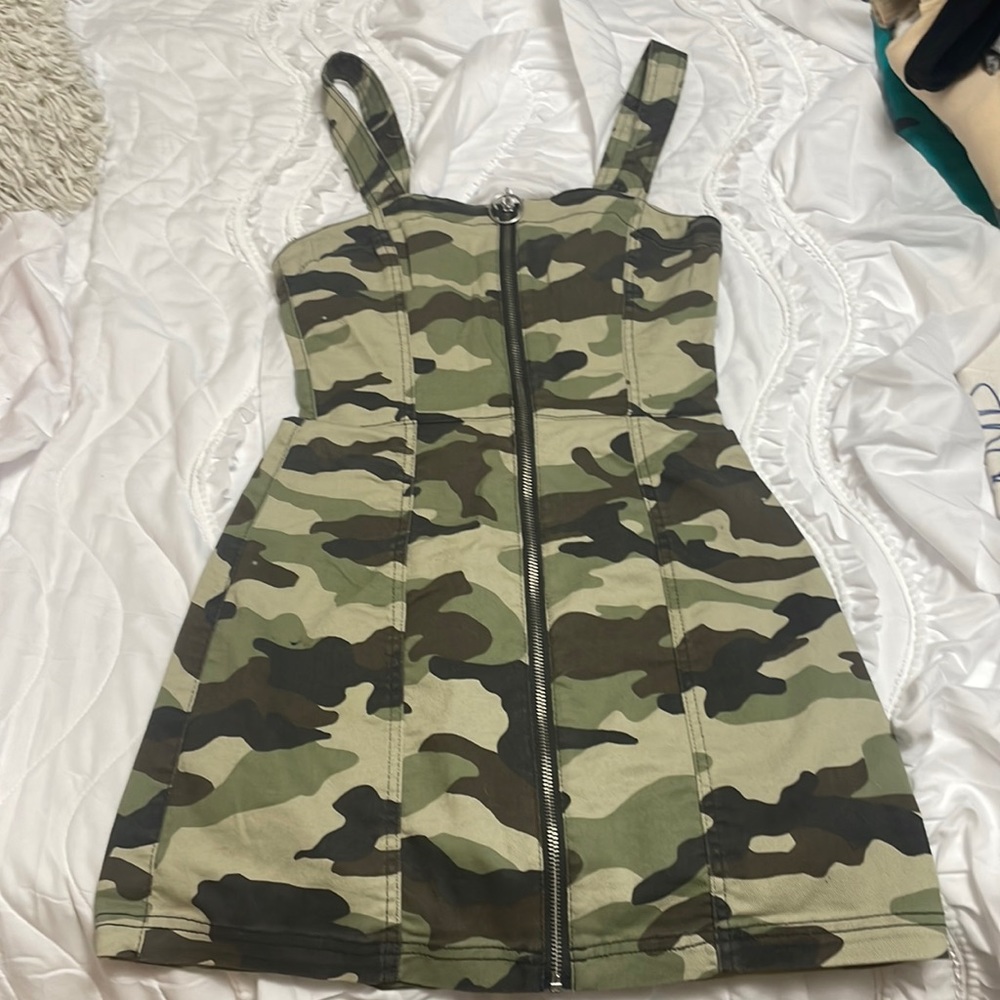 Jean camo dress